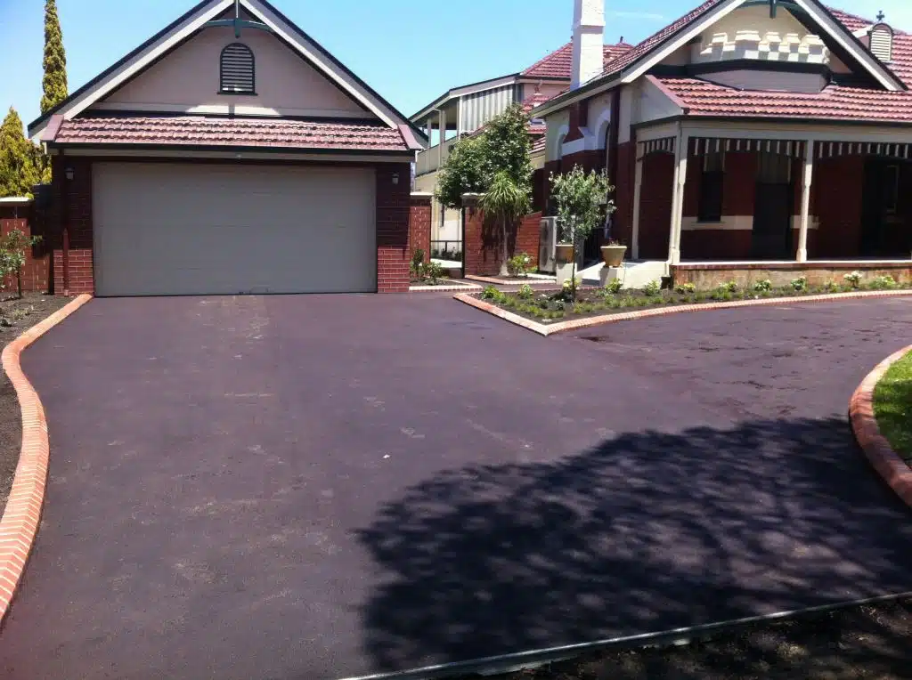 Asphalt driveway