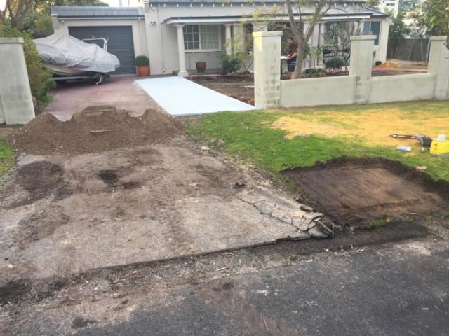 Asphalt Driveway Crossover Extension