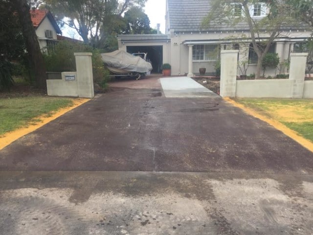 Asphalt Driveway Crossover Extension