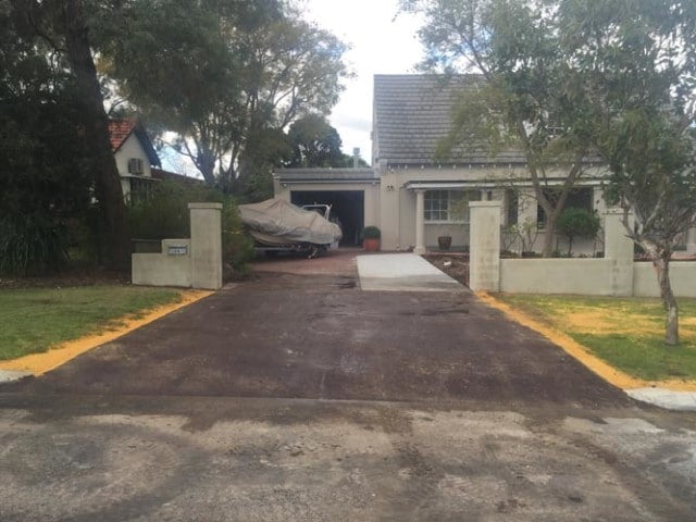 Asphalt Driveway Crossover Extension