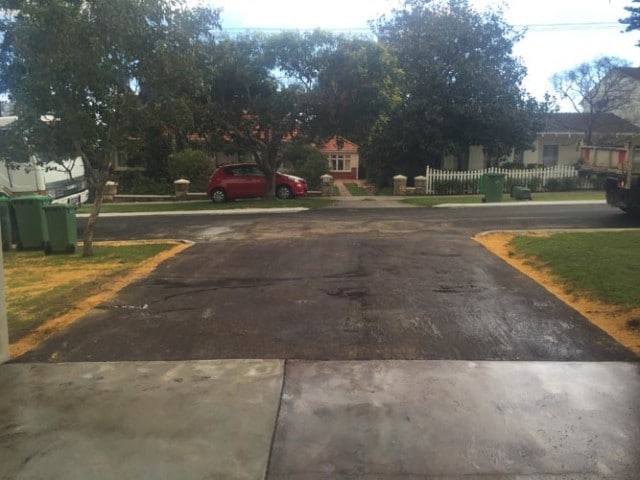 Asphalt Driveway Crossover Extension